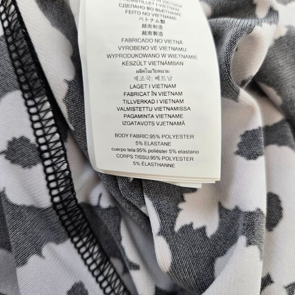 Michael Michael Kors Floral Pleat Sleeve Shift Dress Size Large - Picture 7 of 7